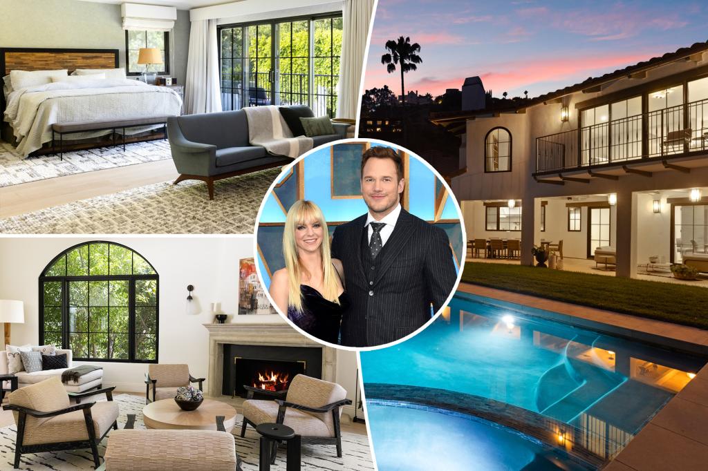 The LA home that Chris Pratt and Anna Faris previously shared lists for $7.5 million