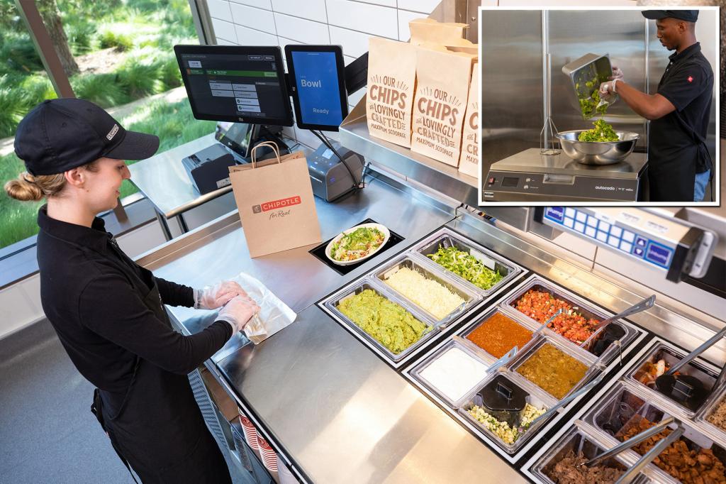 Chipotle uses robot 'autokado' to make guacamole in California. where fast food pay is $20 an hour